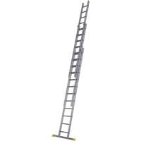 Werner Pro Square Rung Triple Extension Ladder 3.58m Aluminium