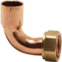 Endex End Feed Bent Tap Connector 15mm x 1/2" in Copper