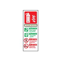 Centurion Fire Extinguisher Sign Foam Spray