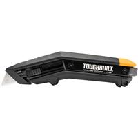 ToughBuilt Angled Retractable Utility Knife in Black Steel