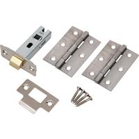 Perry Latch Pack Satin in Chrome Steel