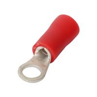 Ring Lug Connectors 1.5 x 3.7mm (100 Pack) in Red