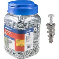 Rawlplug DRA02 Metal Self Drill Plasterboard Fixing 31mm (400 Pack) in Silver