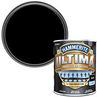 Hammerite Ultima Metal Paint Smooth 750ml in Black