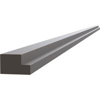 Kitchen Kit Flatpack J-Pull Multi Rail Super Gloss 2745mm in Graphite Mdf