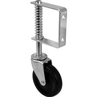 MOVE IT Gate Castor in Silver Rubber