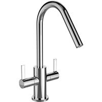 Bristan Cashew Mono Mixer Kitchen Tap in Chrome Brass
