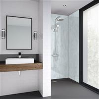 Mermaid Eiger Laminate Shower Wall Panel Tongue & Groove 2420mm x 585mm in Blue