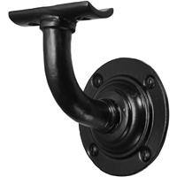 Old Hill Ironworks Heavy Duty Handrail Bracket 64mm in Black Cast Iron