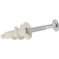 Fischer Self Drill Driva PD100 Plasterboard Fixing Nylon (100 Pack) in Silver