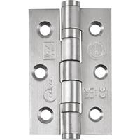 Eclipse Grade 7 Ball Bearing Hinge Satin (2 Pack) in Stainless Steel