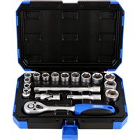 Draper 3/8 Inch Socket Set (18 Piece) Plastic