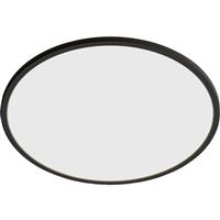 Philips CL550 Superslim LED Round Ceiling Light Dimmable IP20 White 15W 1300lm Warm White in Black Plastic