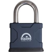 Squire Stainless Weatherproof Padlock 50 x 9 x 29mm in Blue Brass