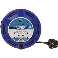 Masterplug 13A Cassette Cable Reel 4 Socket 8m 240V