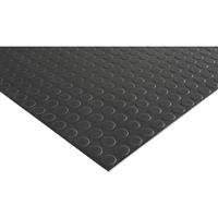 Blue Diamond PennyDot Rubber Matting 3mm x 1.2m x 10m in Black