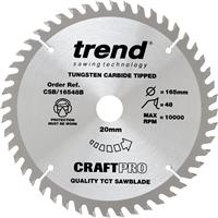 Trend Craft Circular Saw Blade 165 x 48T x 20mm CSB/16548B