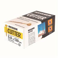Reisser Cutter Pozi Screw 5.0 x 120mm (200 Pack) in Gold