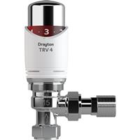 Drayton Auto-balancing TRV4 15mm Angled with Lockshield