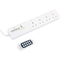 Energenie 4 Way Radio Controlled Extension Lead 13A in White