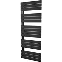 Ximax Oxford Open Panel Towel Radiator 1495 x 600mm 2928Btu in Black Steel