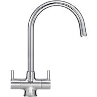 Franke Athena Mono Mixer Kitchen Tap in Chrome Brass