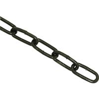 Japanned Chain 5 x 28 x 2500mm in Black