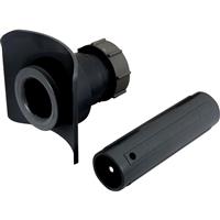 McAlpine Mechanical Soil Pipe Boss Connector 2" BOSSCONN110Z-BL in Black