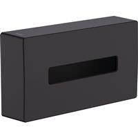 Hansgrohe AddStoris Tissue Box Matt in Black Plastic