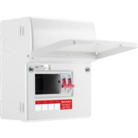 BG Metal 100A Consumer Unit 4 Way
