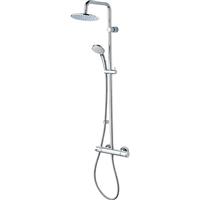 Ideal Standard Freedom Thermostatic Diverter Bar Mixer Shower in Chrome Brass/Stainless Steel