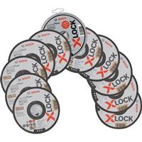 Bosch Thin Metal Cutting Disc 125 x 1 x 22.23mm X-LOCK (10 Pack)