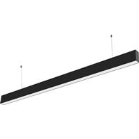 V-TAC IP20 LED Linear Hanging Light with Samsung Chip CCT Adjustable 40W Black 2500lm CCT 3in1 4FT Aluminium