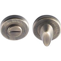 Serozzetta Thumbturn Escutcheon Antique in Brass