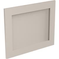 Kitchen Kit Flatpack Shaker Appliance Door Ultra Matt 490x596mm in Light Grey Mdf