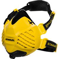 Stanley Dust Mask Respirator With P3 Fitted Filters and Face-Fit-Check Medium/Large in Yellow Latex