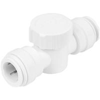JG Speedfit Emergency Shut Off Tap 15mm in White Plastic