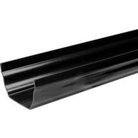 Aquaflow 120mm Ogee Gutter 12m 3m Lengths (4 Pack) in Black PVCU