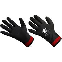 MCR Safety MCR WL1048HP3 HTP Waterproof Winter Thermal Gloves in Black