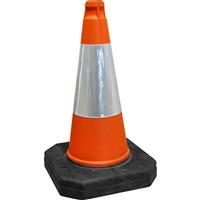 Melba Swintex Thermoplastic Traffic Cone 460mm in Orange