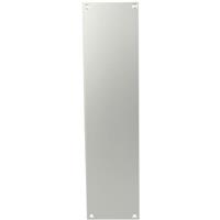 Lockworks Aluminium Finger Plate Satin 300 x 75mm in Chrome
