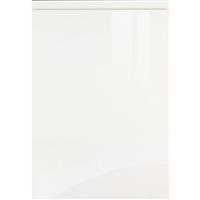 Kitchen Kit Flatpack J-Pull Super Gloss Sample in White