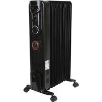 Wessex Electrical Wessex Oil Filled Radiator with Timer 2.0kW in Black