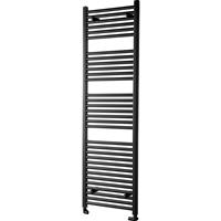 Towelrads Pisa Straight Towel Radiator 1800 x 500 2965Btu in Black Steel