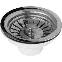 Viva Stainless Steel Basket Strainer Waste 1 1/2" in Chrome