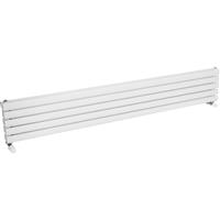 Ximax Bristol Double Horizontal Designer Radiator 294 x 1800mm 3379Btu in White Steel