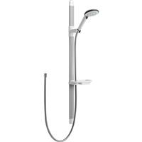 Mira Advance Flex Shower Kit Chrome in White/Chrome