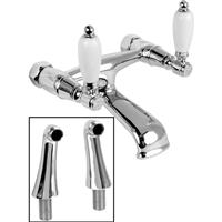 Deva Georgian Taps Bath Filler in Chrome