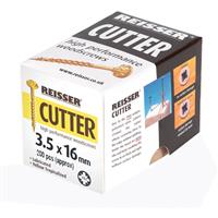 Reisser Cutter Pozi Screw 3.5 x 16mm (200 Pack) in Gold