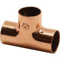 Endex End Feed Equal Tee 22mm (2pk) in Copper